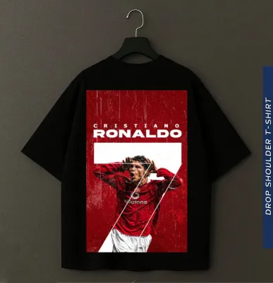 PREMIUM CLASSY CR7 EDITION DROP SHOLDER T SHIRT 